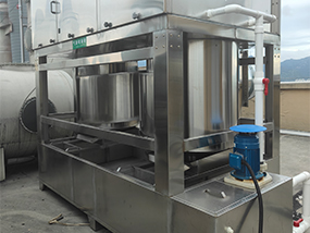 气旋混动（dòng）喷（pēn）淋（lín）塔活性炭（tàn）吸附一体化废气净化设备